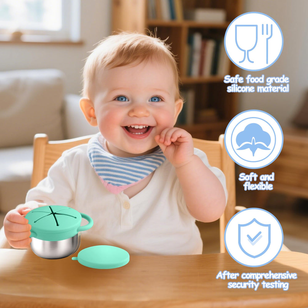 Mity Rain spill-proof no-spill design reduces mess during car rides
