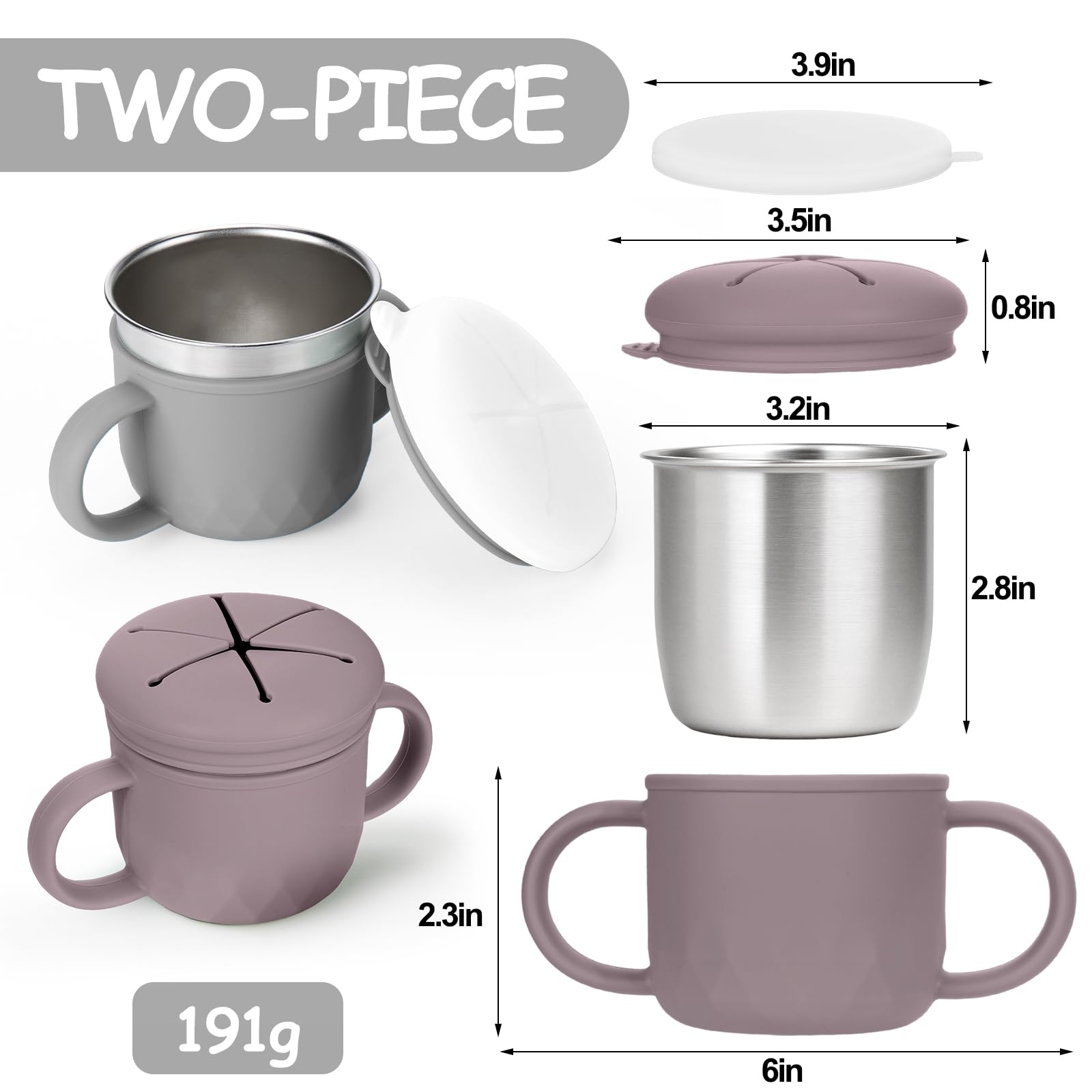 Mity Rain stainless steel core close-up emphasizes durable, odor-resistant construction.