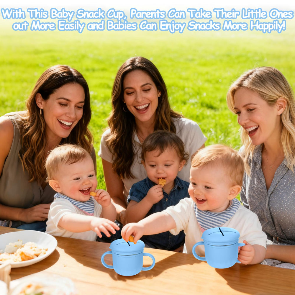Mity Rain upright handles help toddlers grip securely during meals