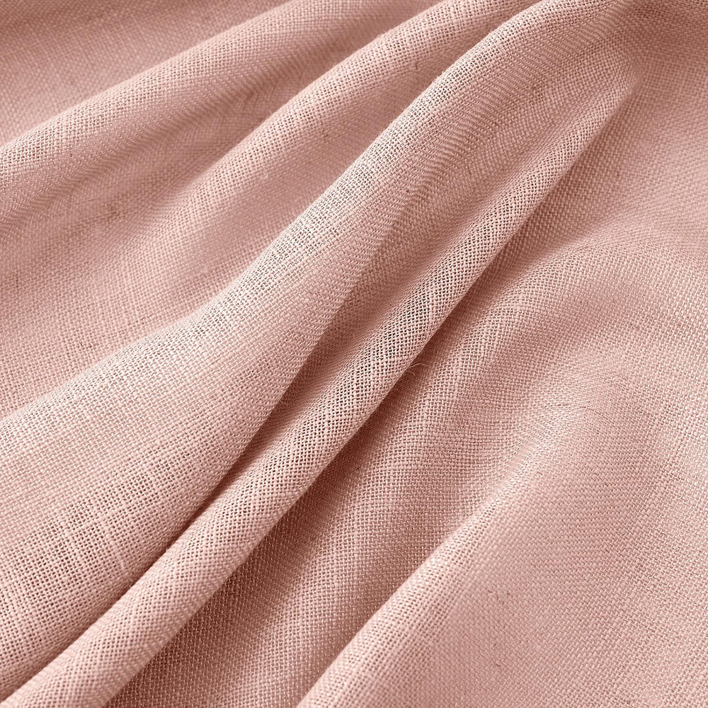 MIULEE blush pink linen curtains panel-size-63 highlights generous coverage and classic framing for bedrooms