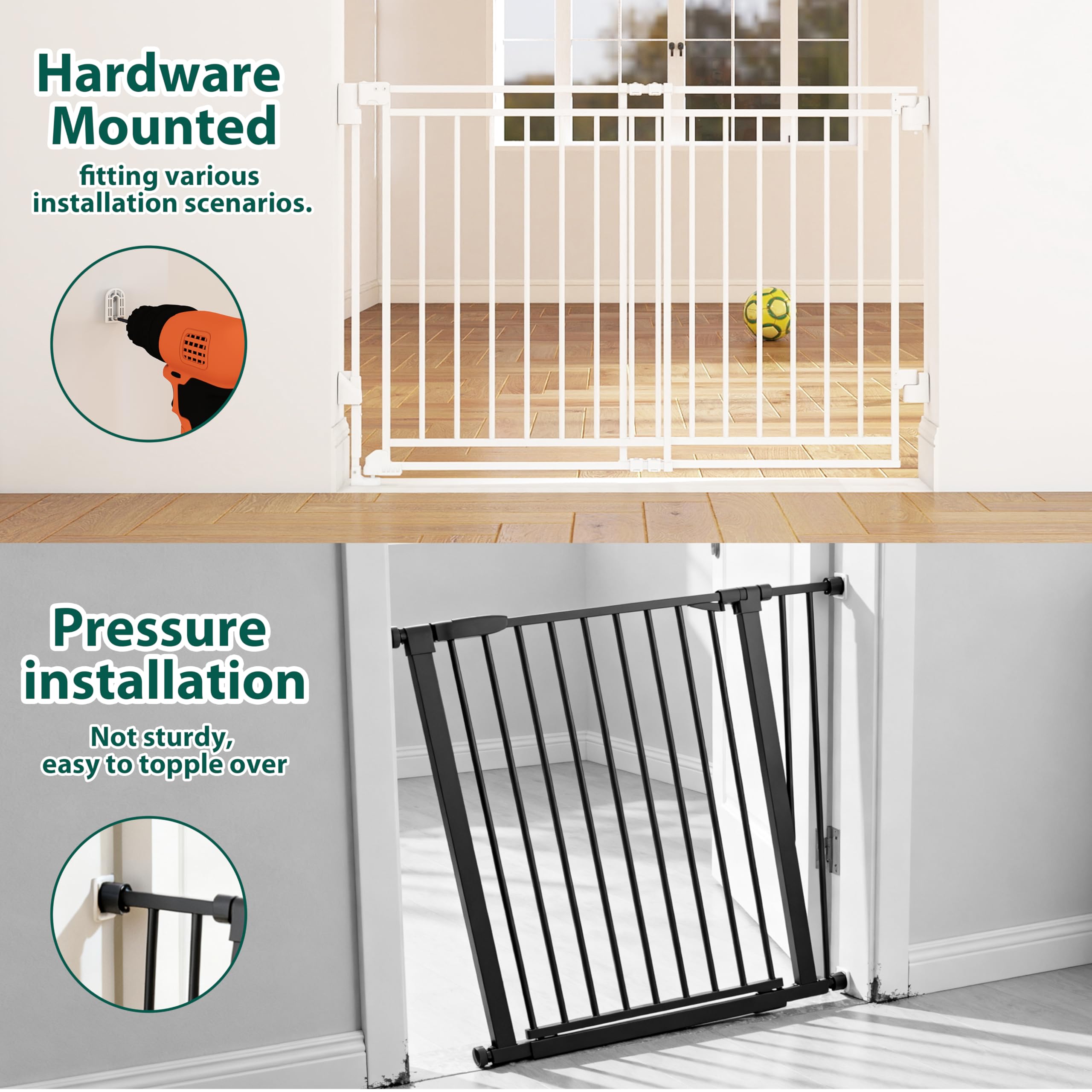 Miumoon hardware-mount installation on wooden wall for safety.