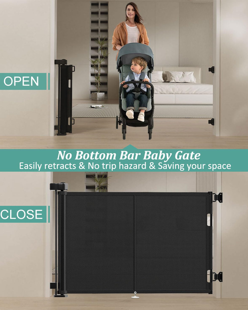 Miumoon gate installation kit with tools and brackets enables quick setup