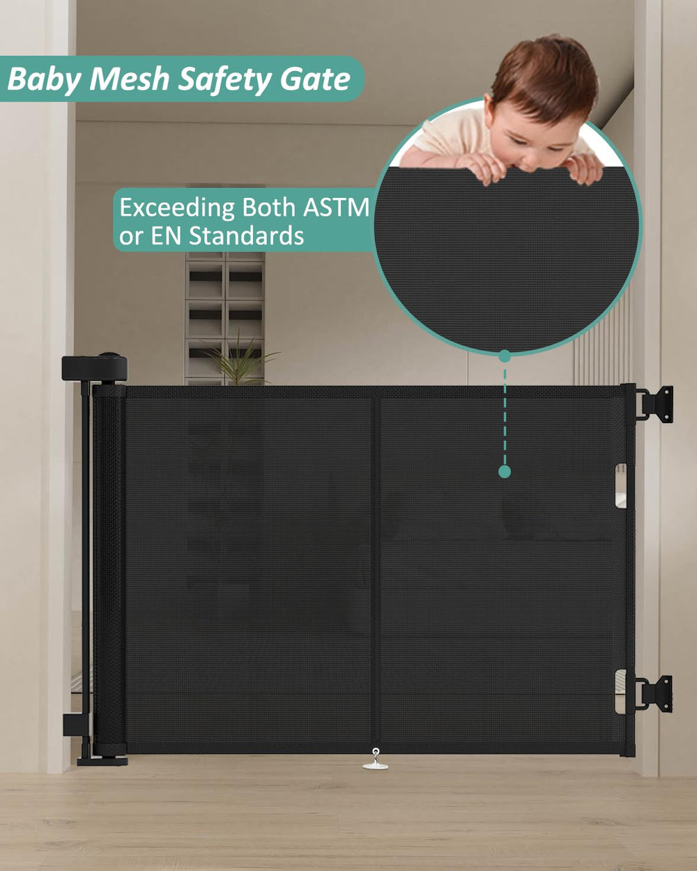 Miumoon gate demonstrates double-lock with one-hand operation
