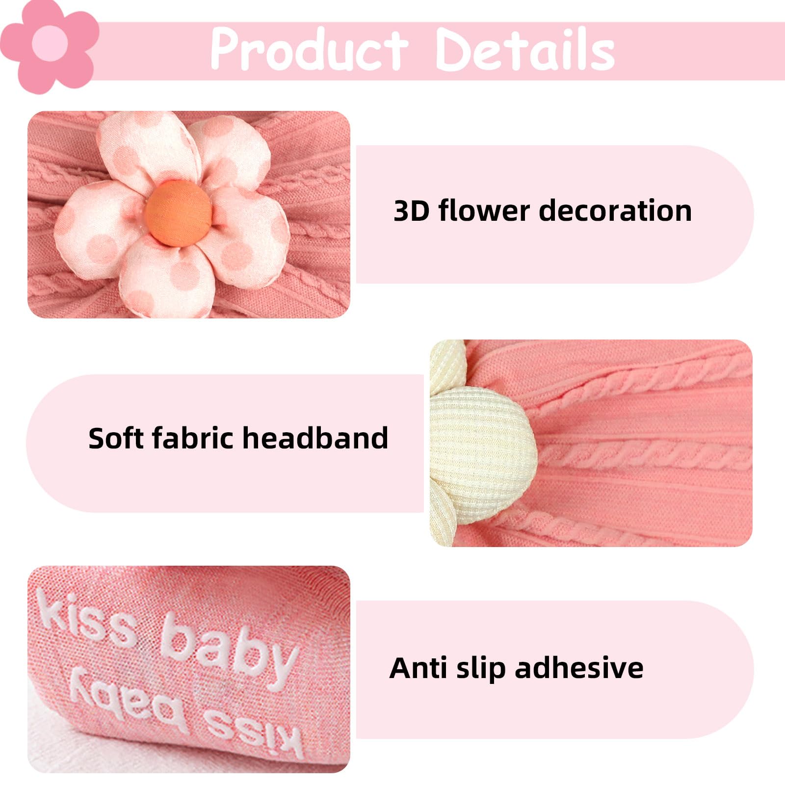 MIUXUESO gift-ready baby accessory set for showers and photos