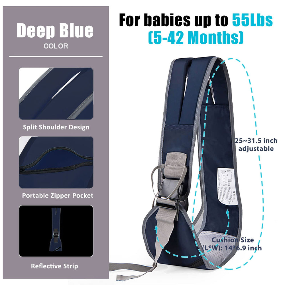 Mivofun dual padded shoulder straps distribute weight for comfort.