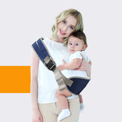 Mivofun portable baby carrier folded compact, ideal for travel and storage.