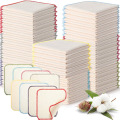 Mixweer 96-pcs flannel cloth baby wipes bulk for daily cleaning
