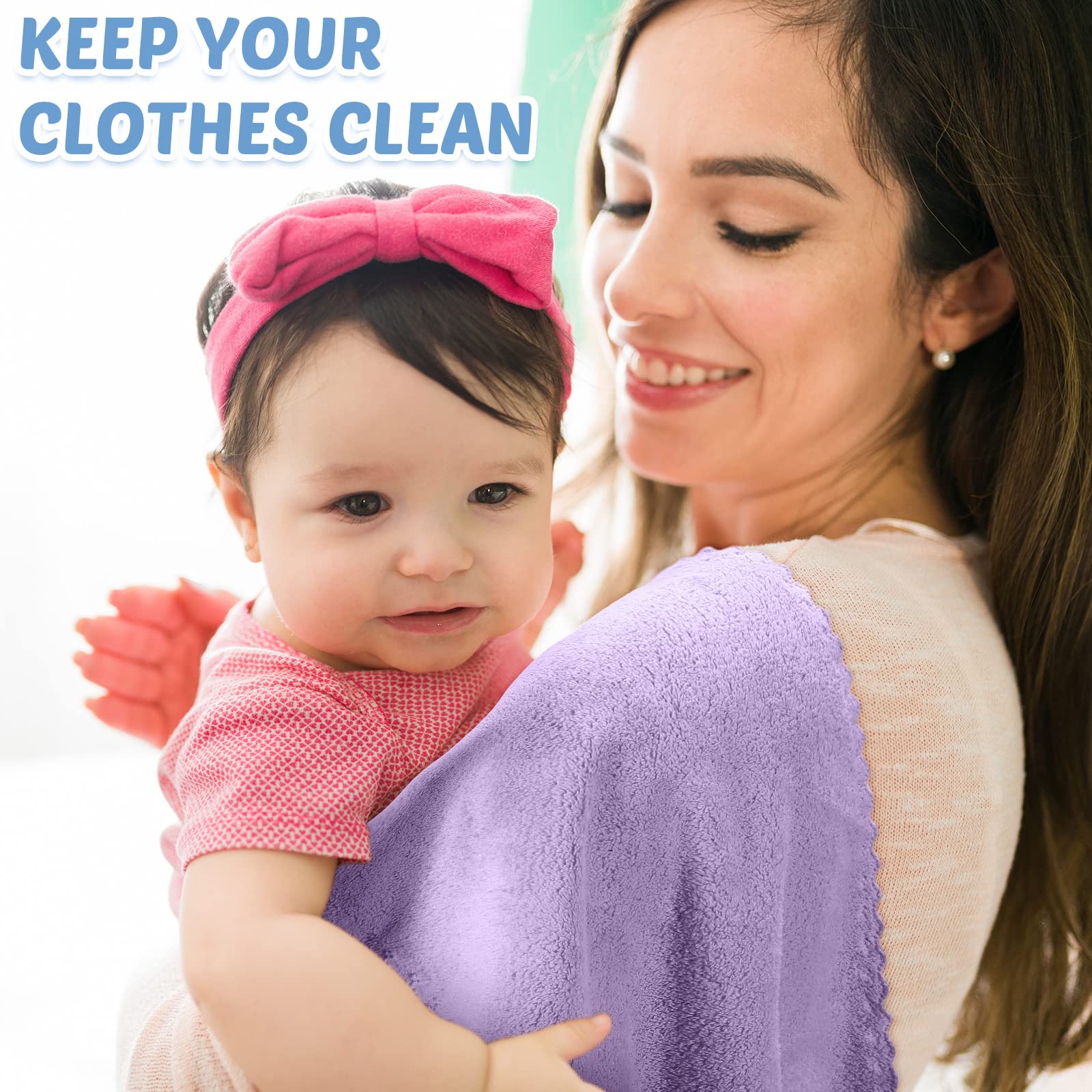 Mixweer burp cloths reusable set supports sustainable baby care routines.