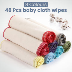 Mixweer soft cotton flannel wipes for gentle skin contact on baby skin.