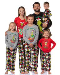 MJC Grinch pajama sleeper infant front view for cozy nights