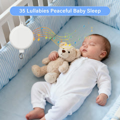Mkcxcol Crib Mobile sun clouds encourages gentle visual tracking during playtime