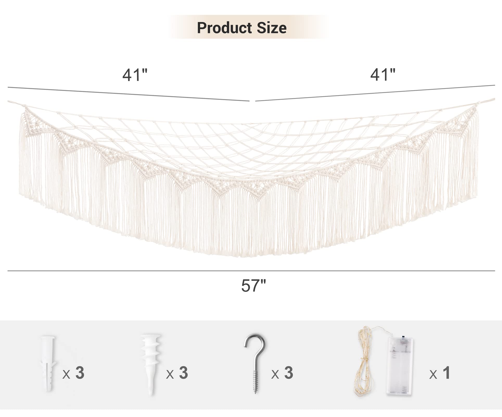 Mkono 3-meter light string creates soft night-time ambiance.