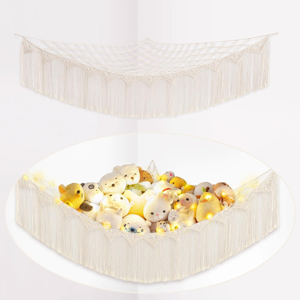 Mkono large capacity toy storage keeps clutter at bay.