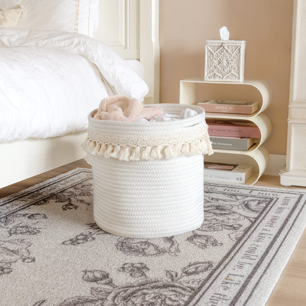 Mkono macrame basket plant cover adds rustic charm to homes