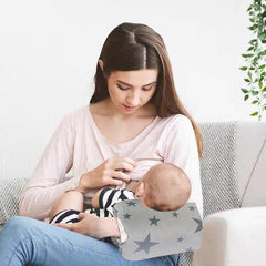 MKXPWMKS Cozy Cradle Pillow feeding-session setup provides neck and arm comfort