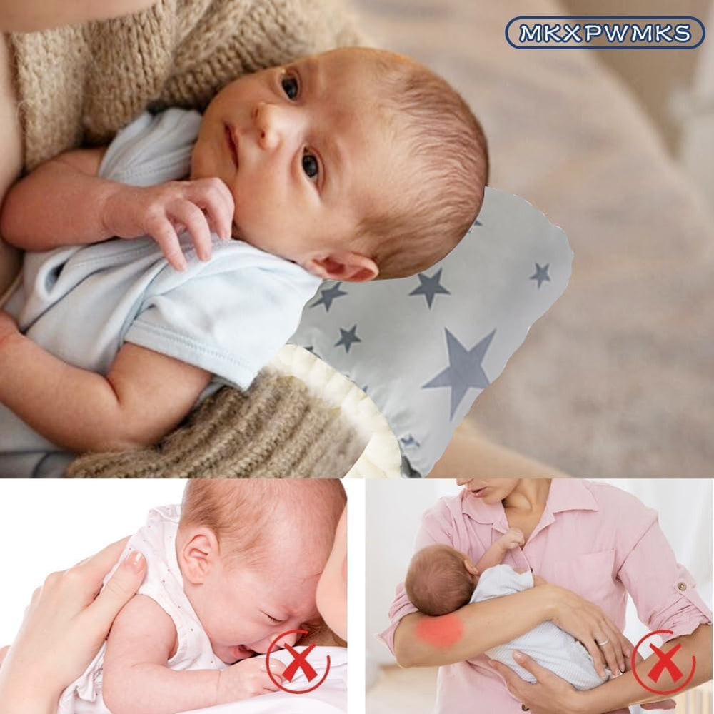 MKXPWMKS Cozy Cradle Pillow washable cover keeps feeding space hygienic