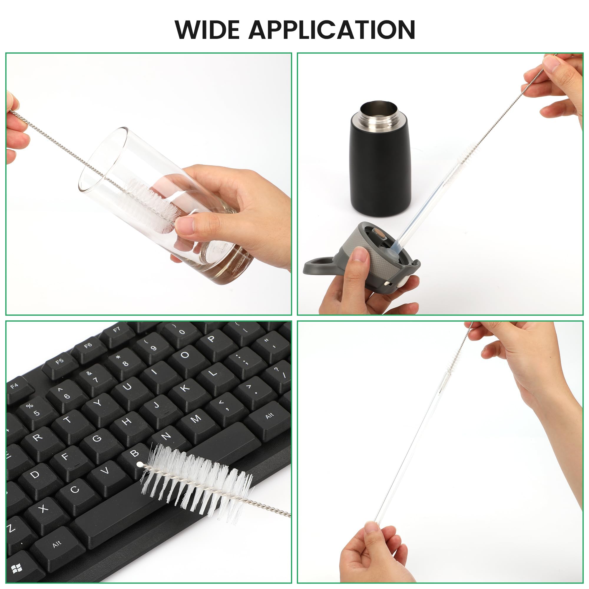 M.K ZIZZYPOP straw cleaner brush ideal for outdoor camping gear cleaning