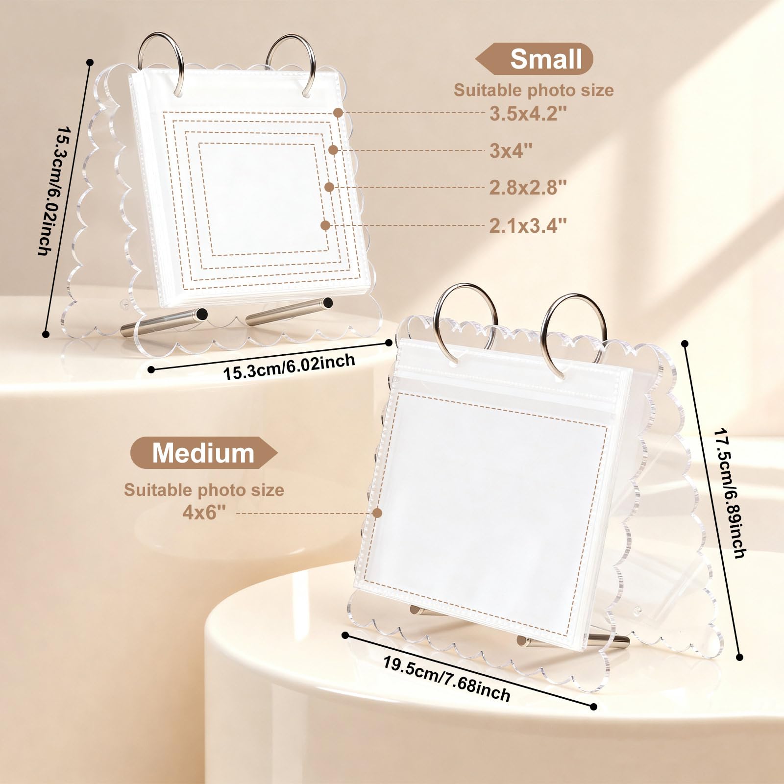 Mlatnod two-metal-ring bound album for easy page rearrangement