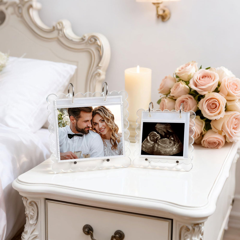 Mlatnod ultrasound album holds 30 photos for growing family memories