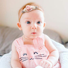 mligril newborn headbands with flowers bows ideal for photos