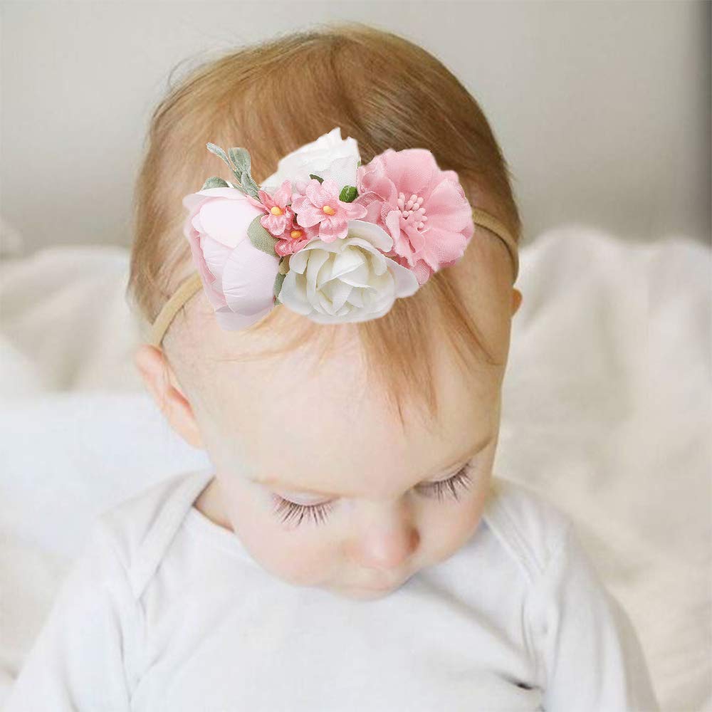 mligril elastic headband set fits ages 0-6 years with non-slip security.