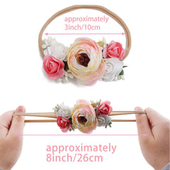mligril floral headband collection 3: versatile floral design to match outfits