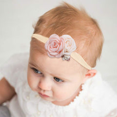 mligril floral wrap headband closeup highlights delicate design and vibrant colorways