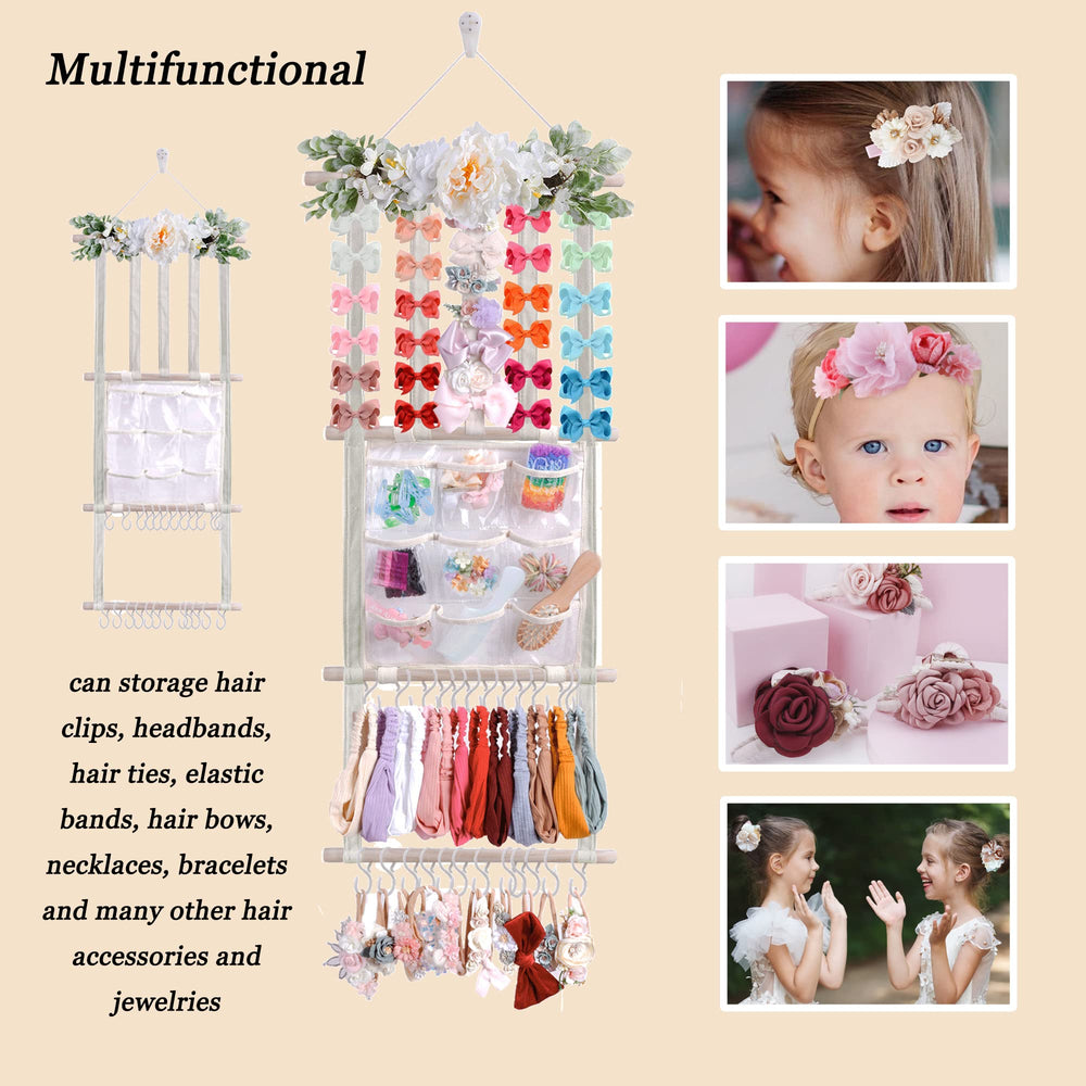mligril headband holder wood-sticks offers natural texture and sturdy daily support.