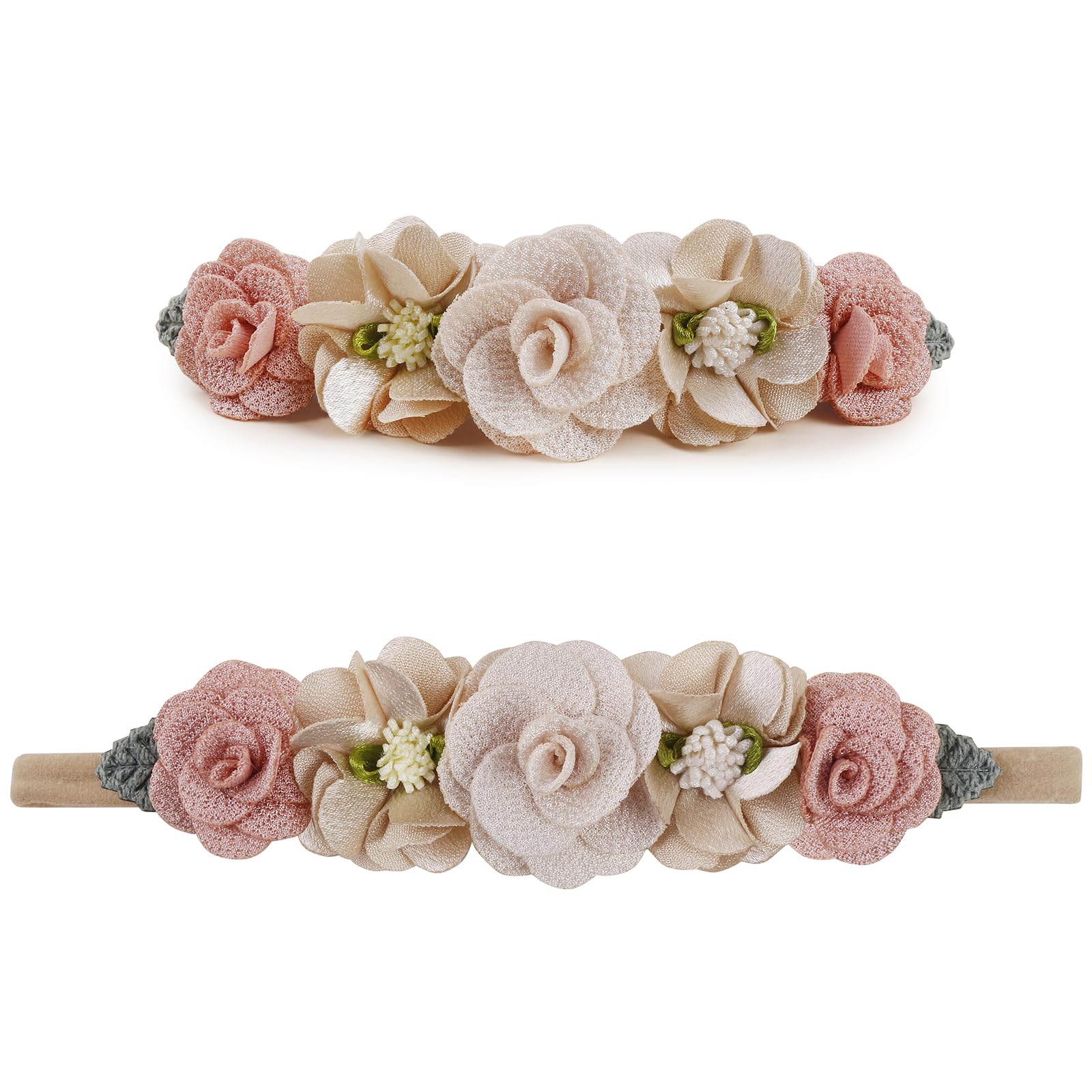 mligril headbands back cotton pad keeps skin comfortable on delicate scalps.