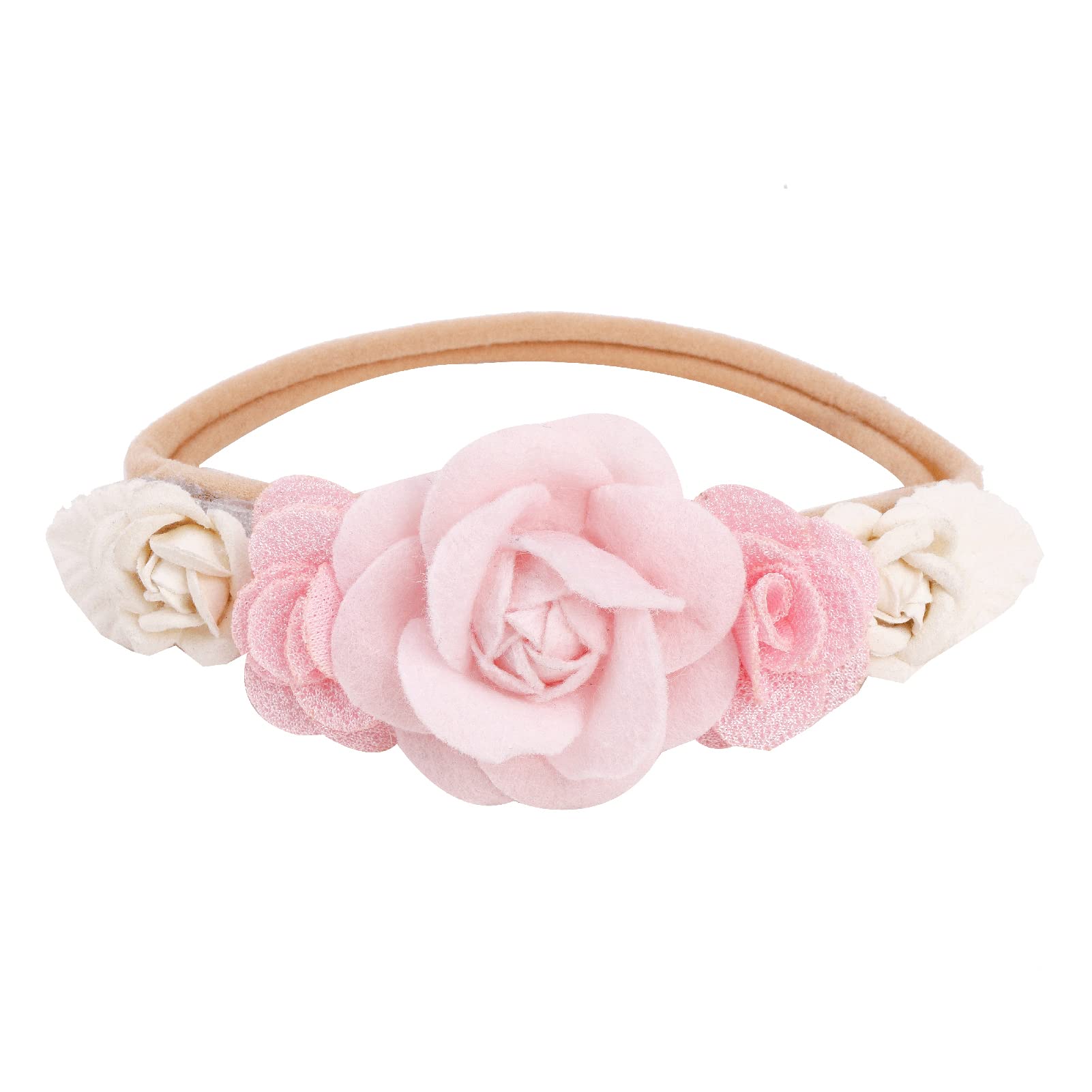 mligril newborn headband in nylon fabric designed for 0–6 years growth
