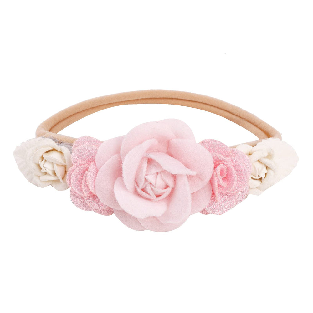 mligril newborn headband in nylon fabric designed for 0–6 years growth
