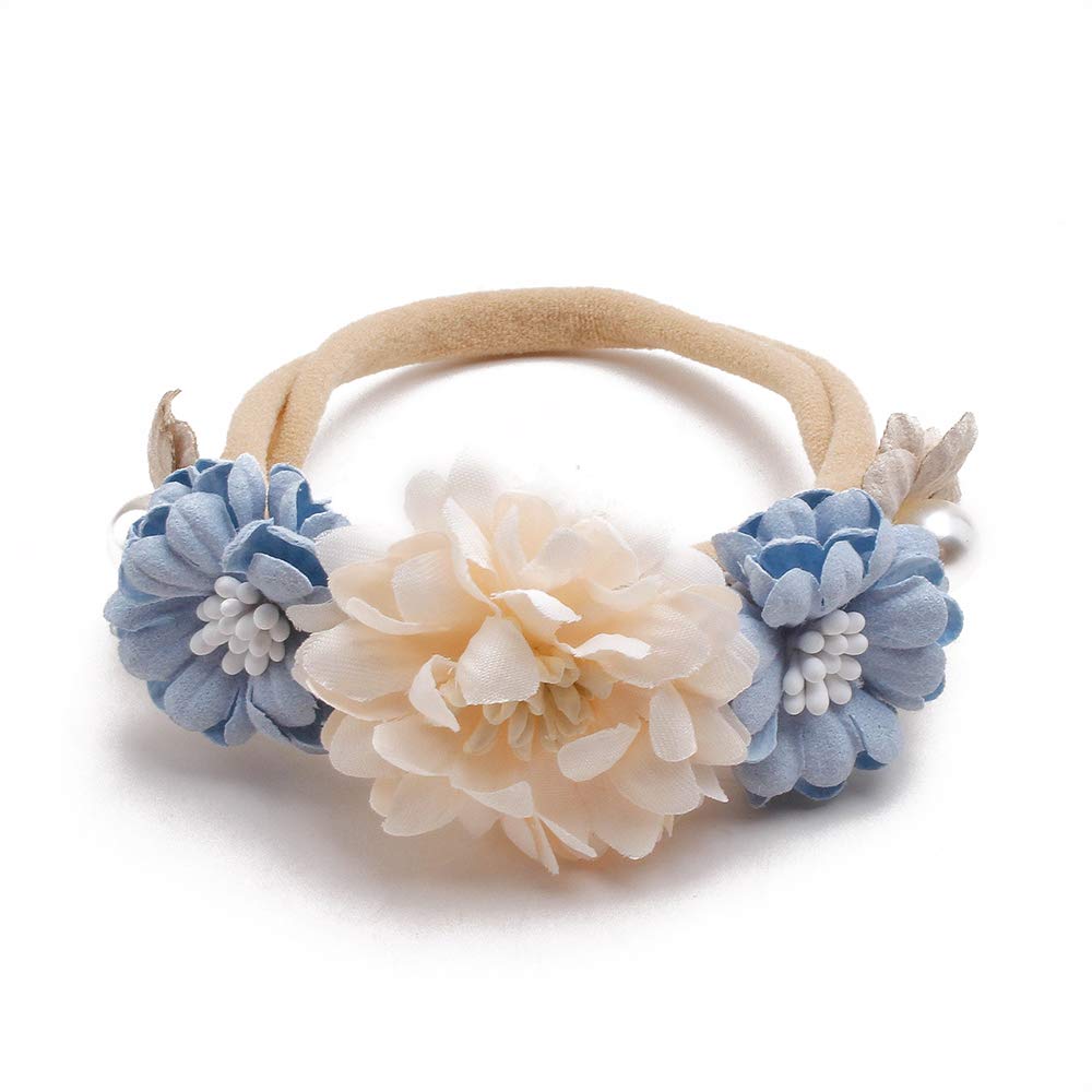 mligril newborn to toddler headband in soft nylon feels gentle on skin.