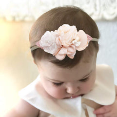 mligril nylon headband stretchy and soft for growing babies.