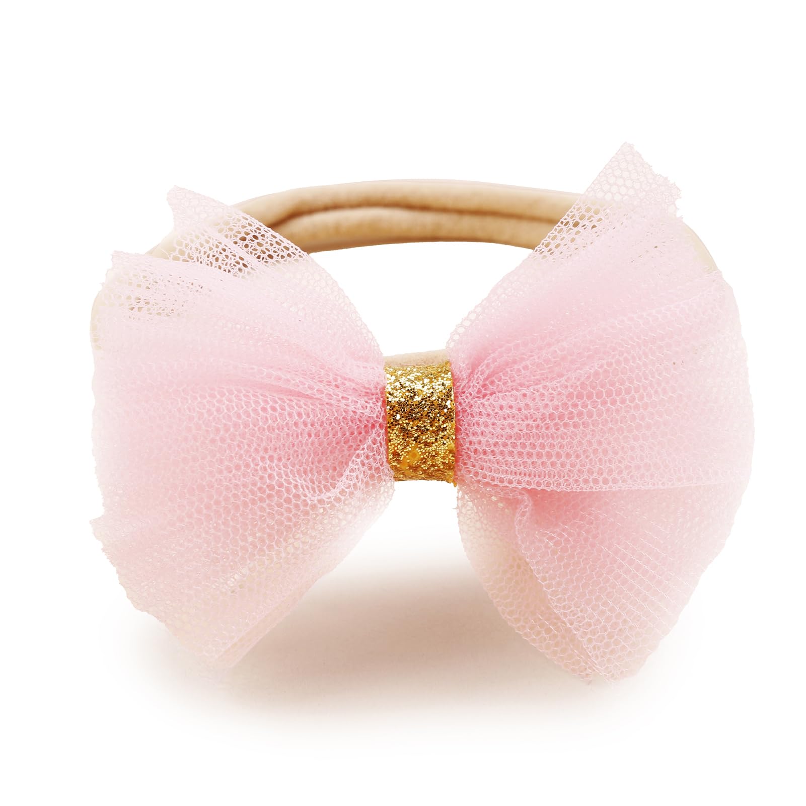 mligril stretchable headbands close-up demonstrate secure fit without leaving marks.
