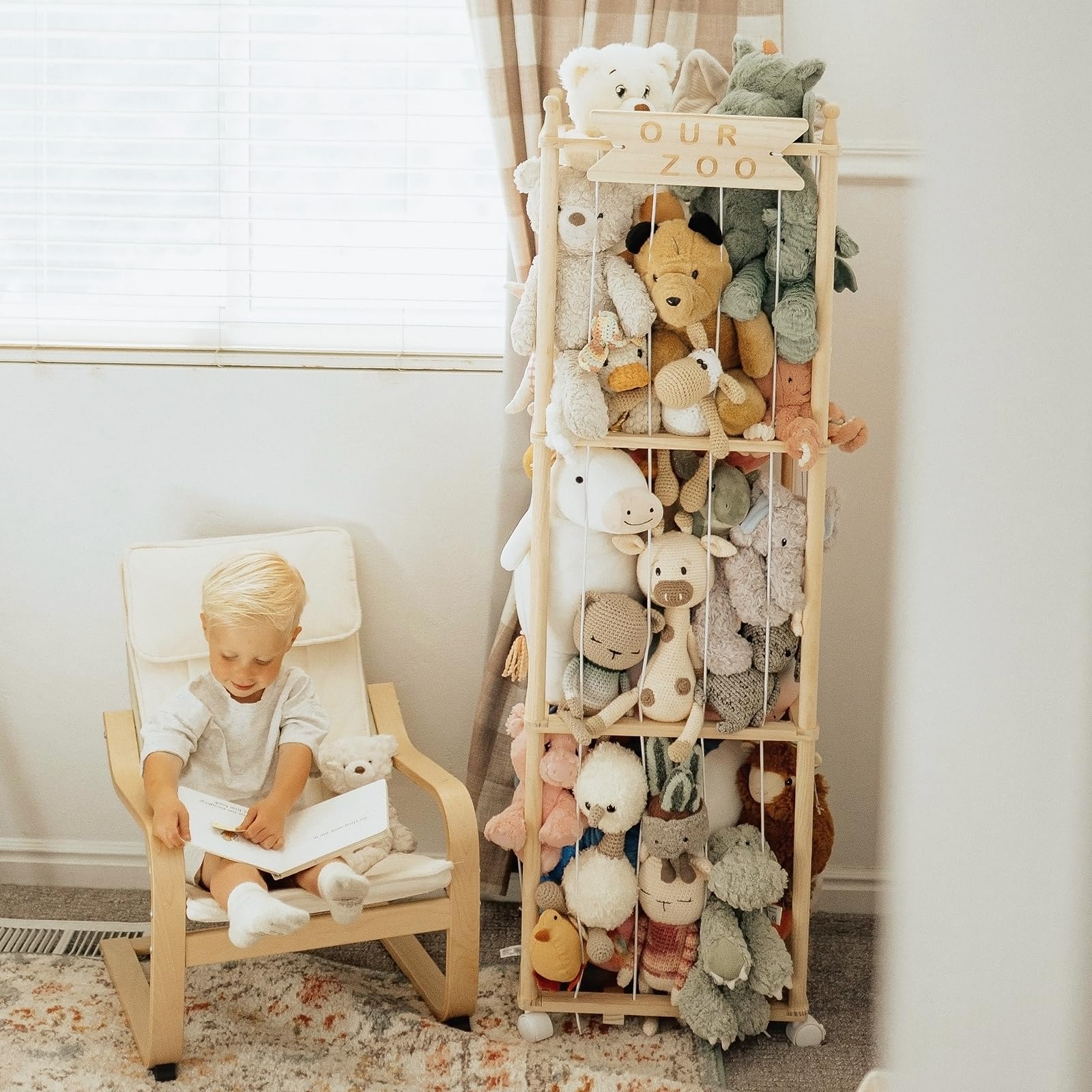 Mloong gift for nursery playroom 54in organizer enhances room decor