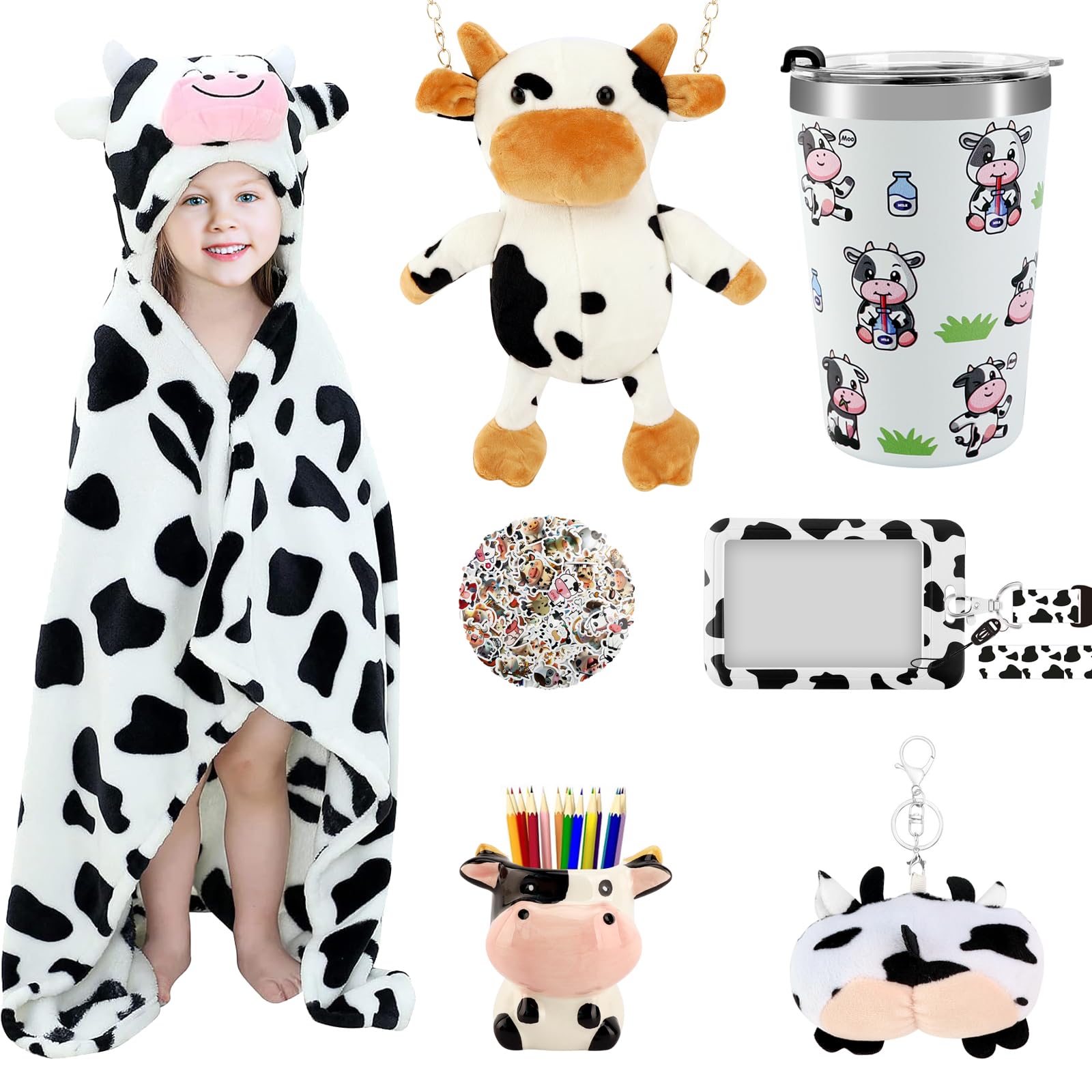 MLYEY cow gifts 12oz tumbler keeps drinks cool for school and play