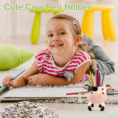 MLYEY cow keychain adds charm to bags and backpacks