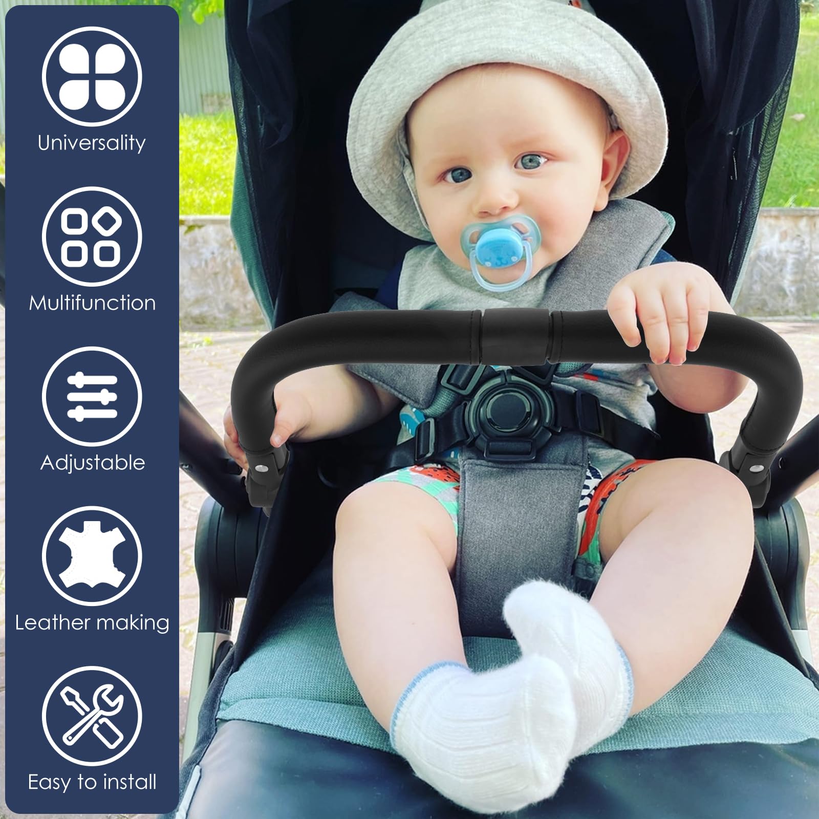 MLYNZXJSY universal stroller bar fits Yoyo series strollers.
