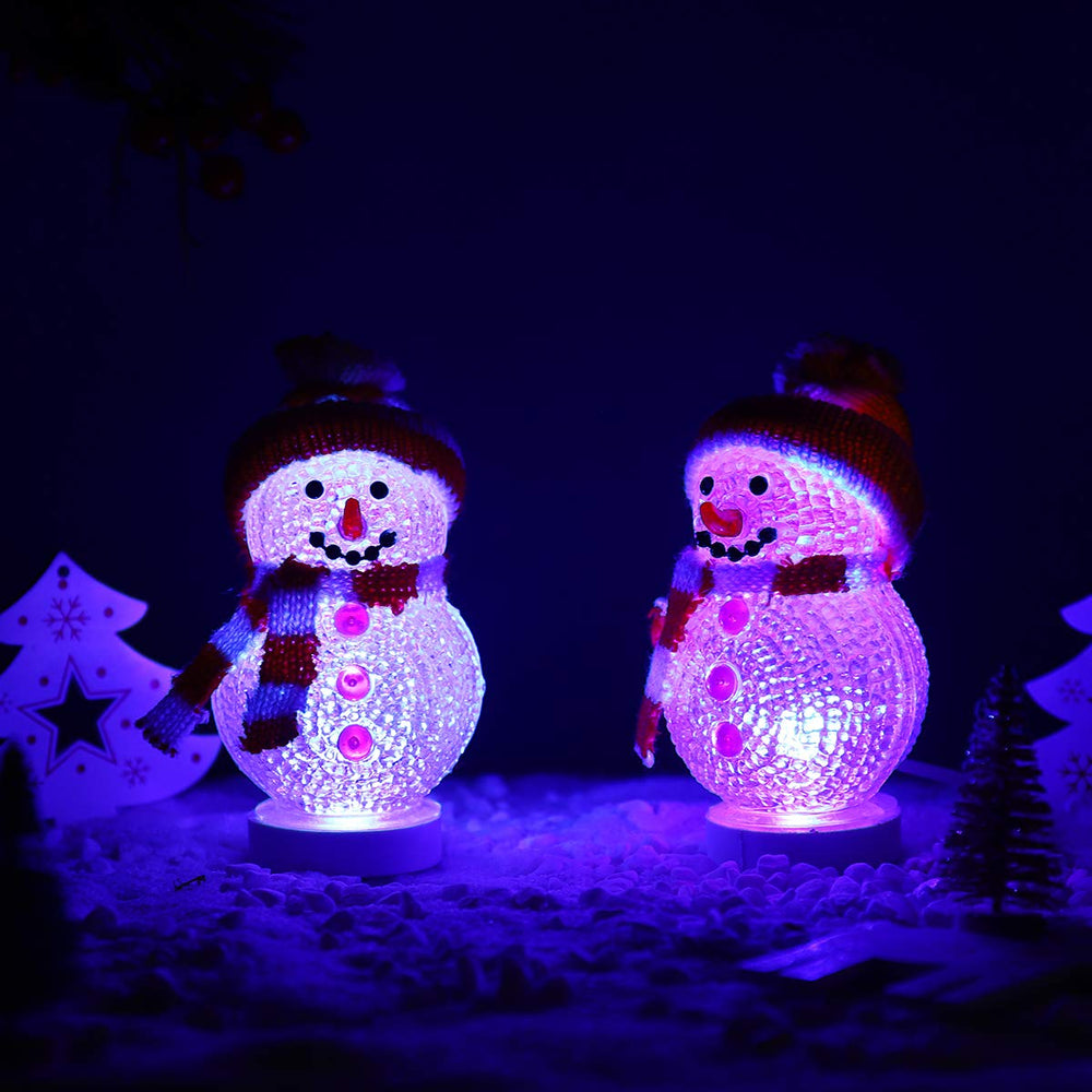 Mobestech snowman lights christmas decor adding seasonal charm