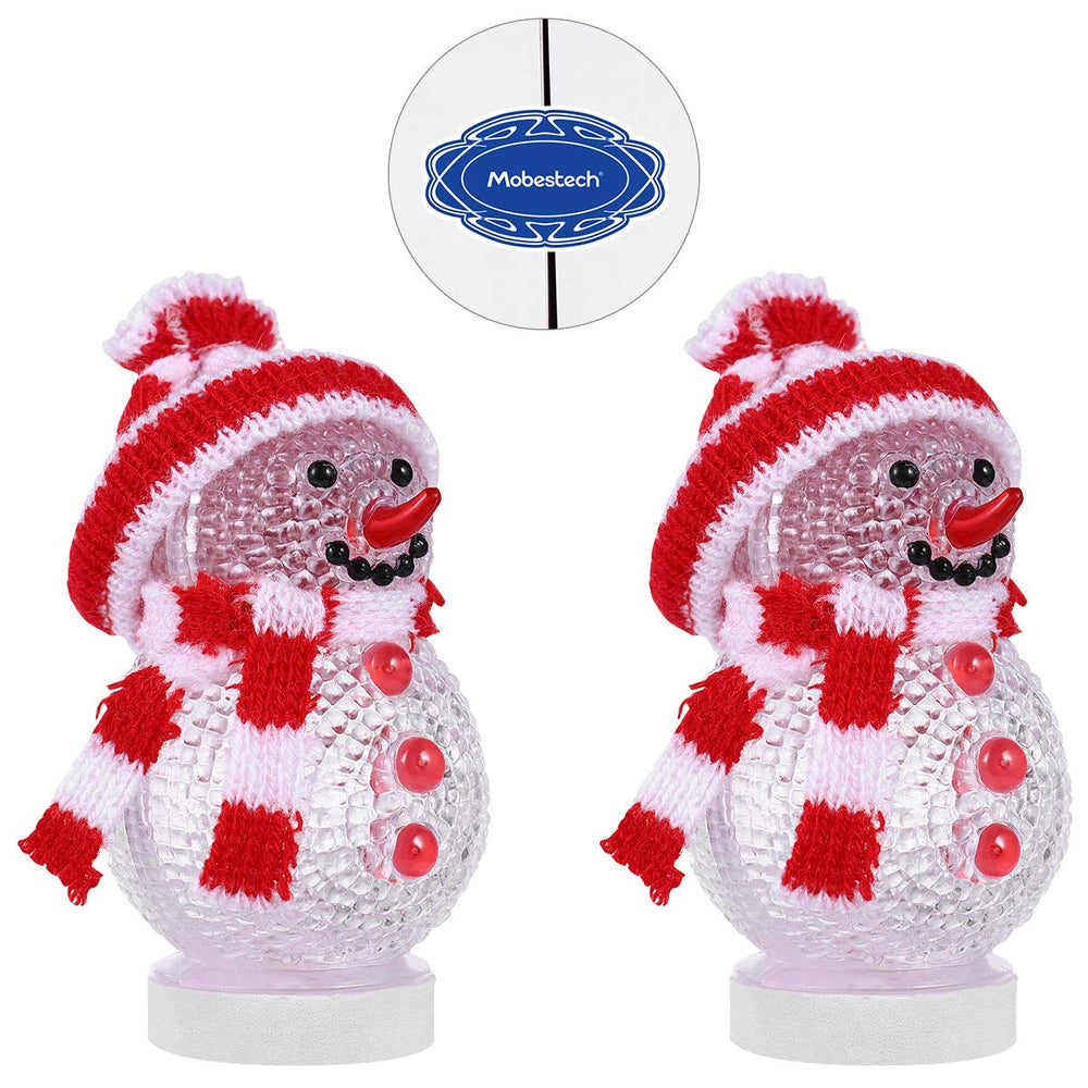 Mobestech snowman lights for living room ambiance and cozy evenings.