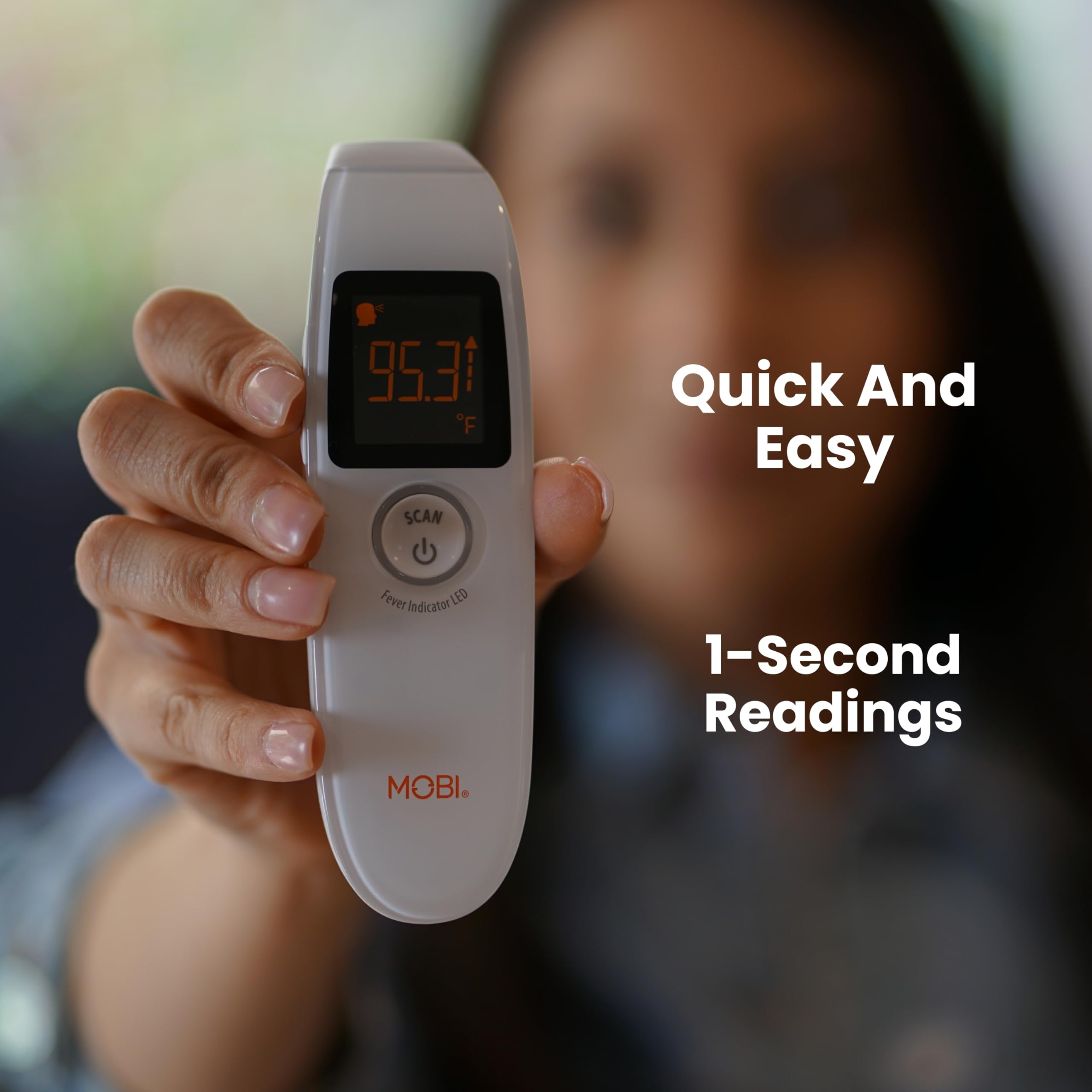 MOBI Air supports Fahrenheit and Celsius for familiar scales.