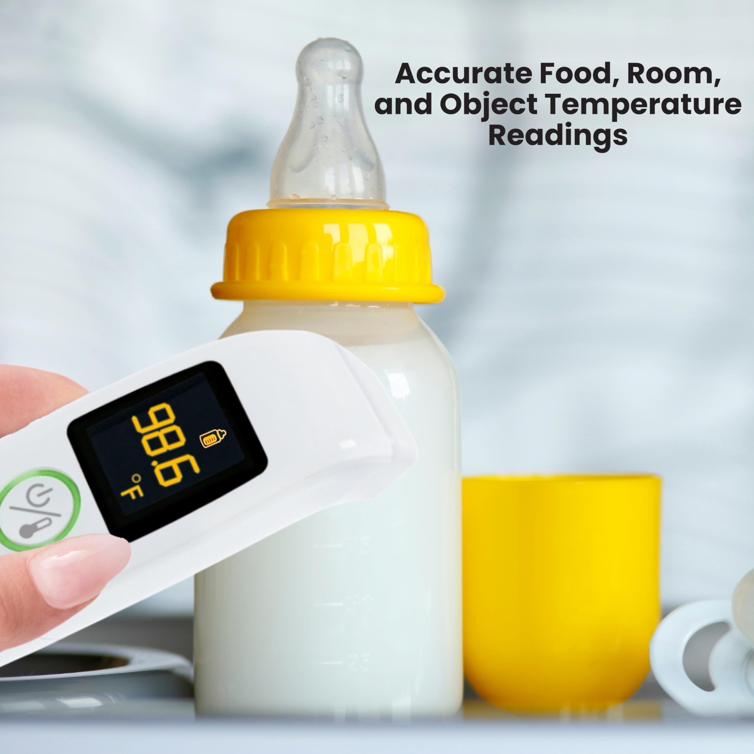 MOBI Air illuminated fever indicators aid quick assessment.
