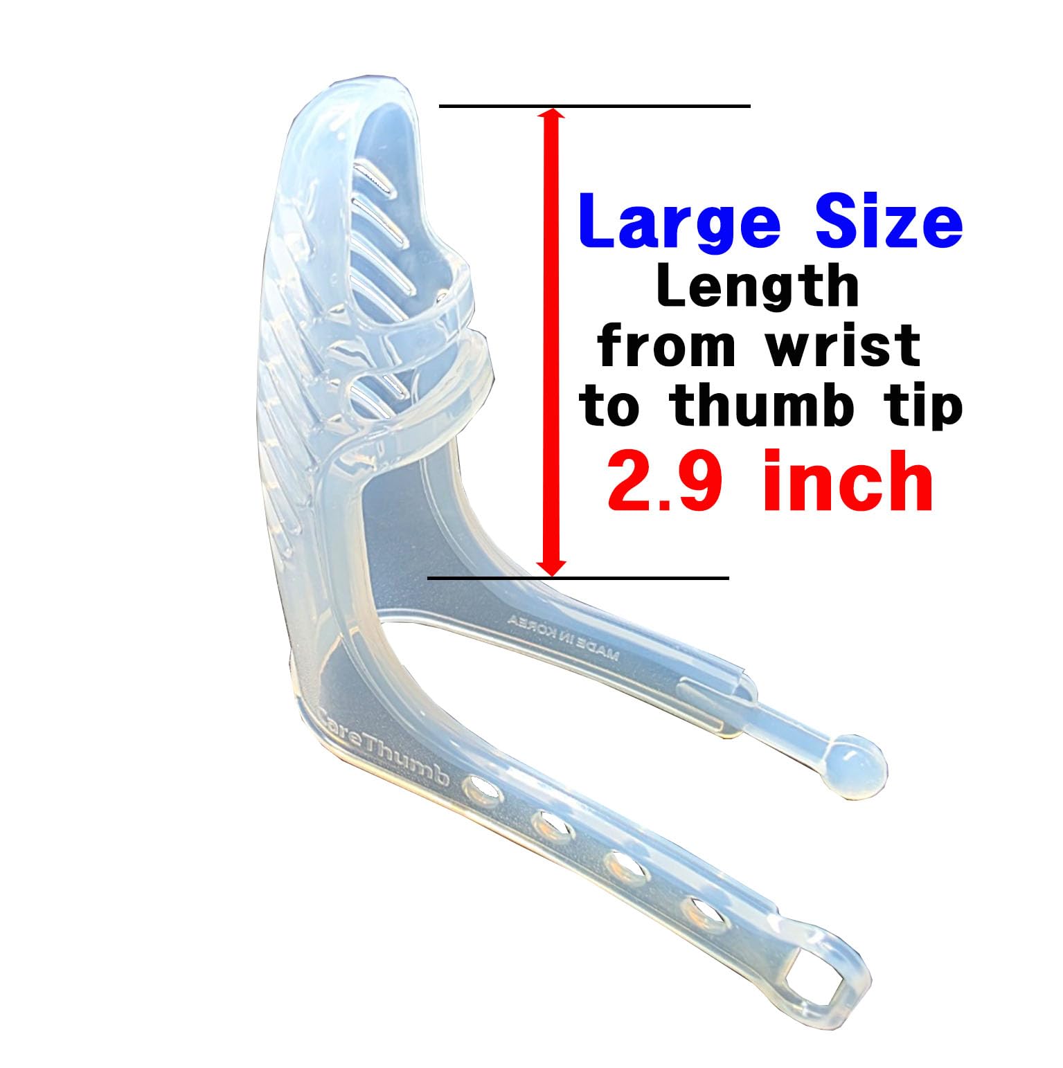 Mobiu CareThumb soft silicone protector minimizes irritation during wear.