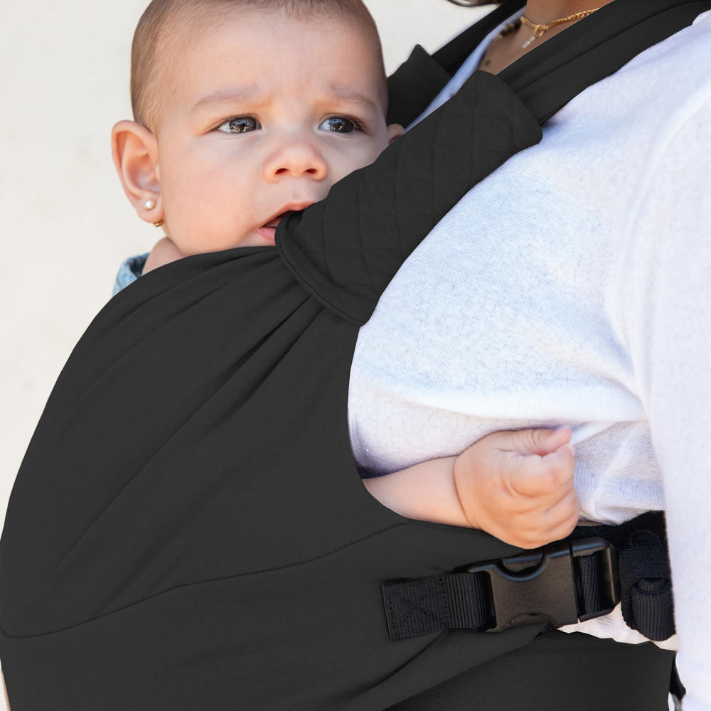 Moby Baby Duet fabric closeup highlighting soft, washable material.