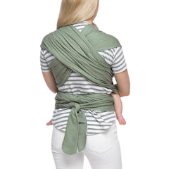 Moby Baby Wrap Classic pear newborn hug setup showcases simple holds