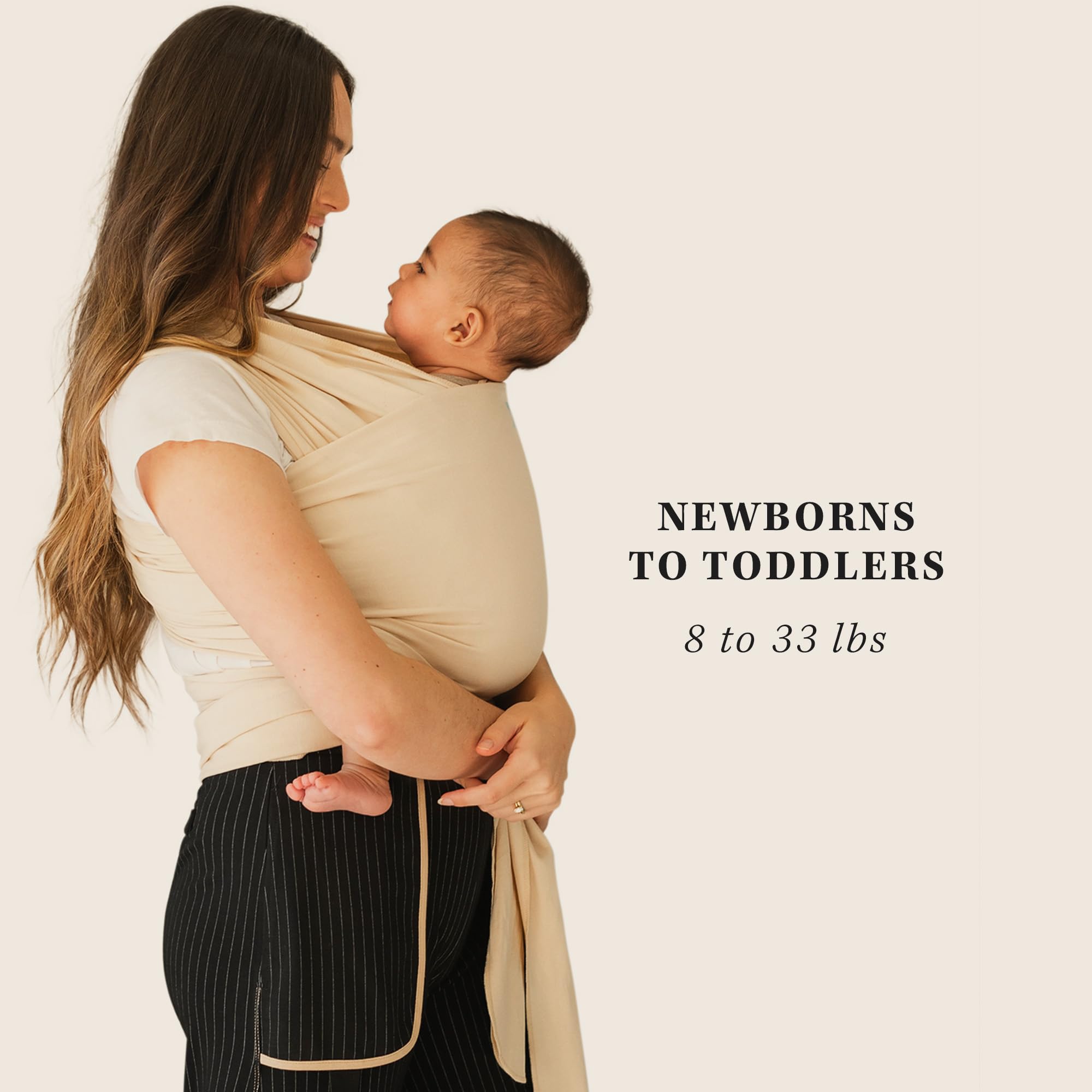 Moby Baby Wrap compact-fold demonstration fitting into a diaper bag