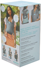 Moby Wrap Element close-up highlights soft stretchable fabric for baby comfort