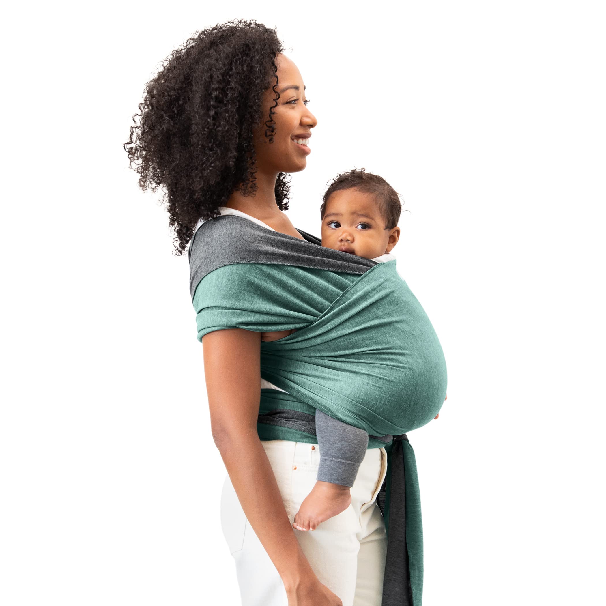 Moby wrap supports newborns to toddlers through multiple carries for growth.