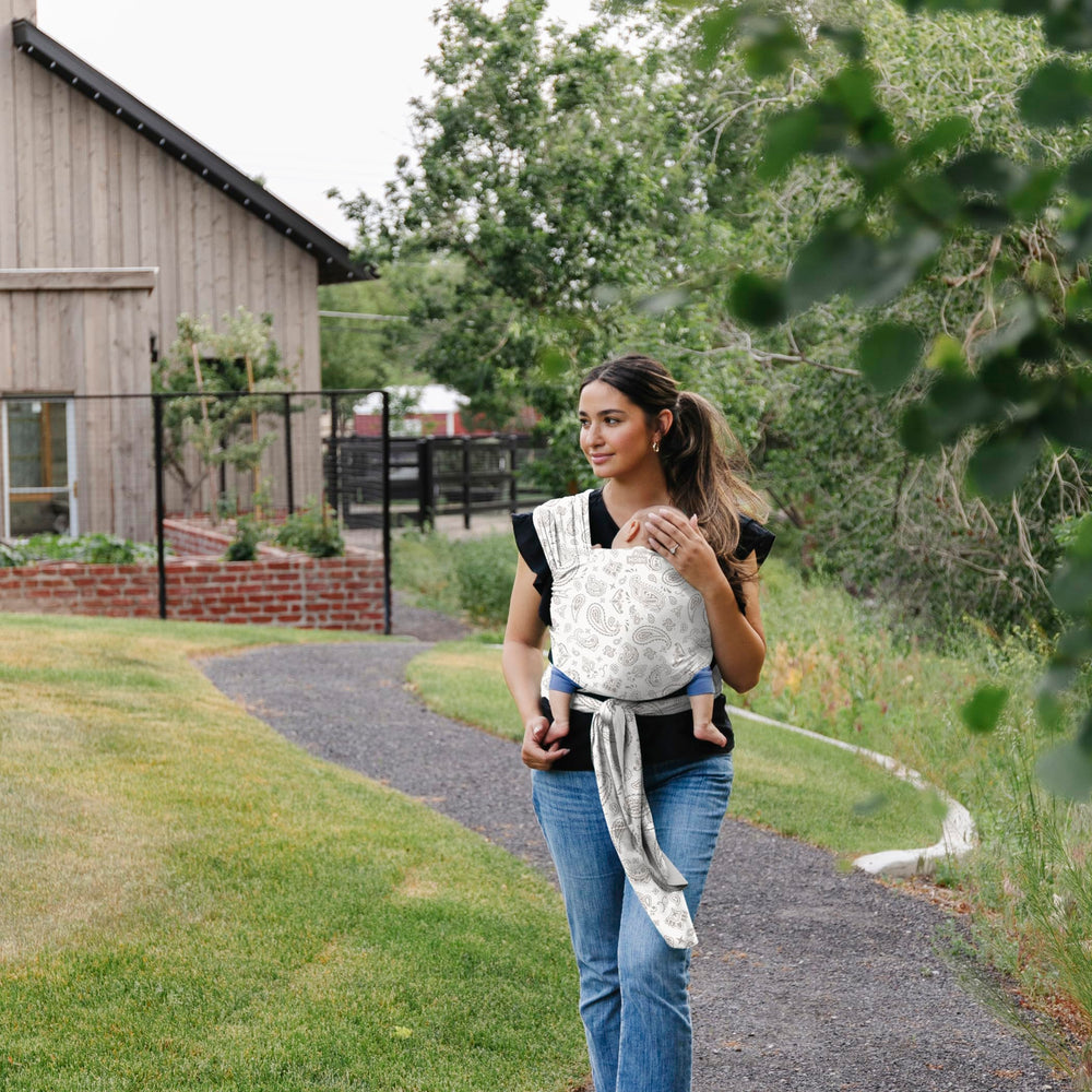 MOBY Bandana Wrap hands-free solution for on-the-go bonding