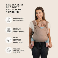 Moby Duet inward wide position adapts as baby grows for comfort.